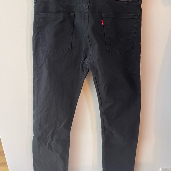 LEVIS BLACK 513™ SLIM STRAIGHT MEN'S JEANS - Picture 6 of 7